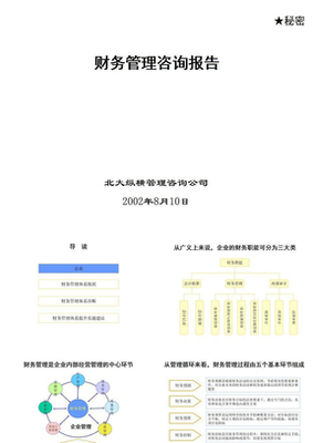 財(cái)務(wù)管理咨詢(xún)報(bào)告 價(jià)值、內(nèi)容與獲取途徑